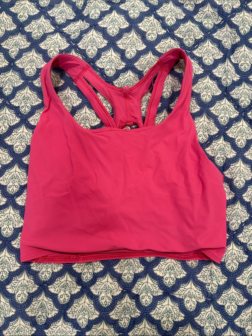 lululemon athletica Hot Pink Racerback Sports Bra
